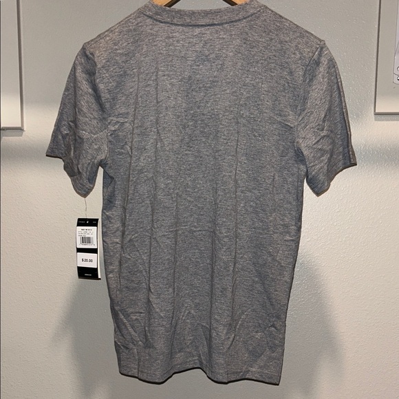 Adidas youth Heather Gray Tee - Picture 5 of 5